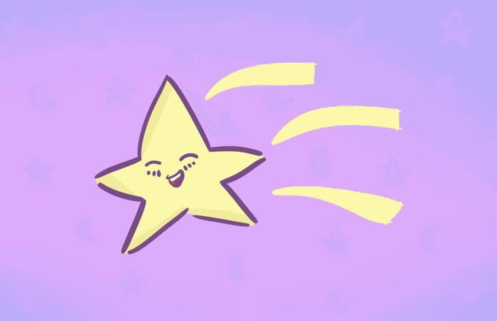 Smiling Shooting Star - 20/01/2021