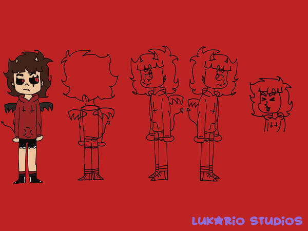 Model Sheets Projeto de Game Faculdade PDMM: Lucy - 02/05/2022