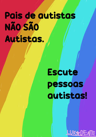 Pôster &quot;Escute Pessoas Autistas&quot; - 12/12/2022